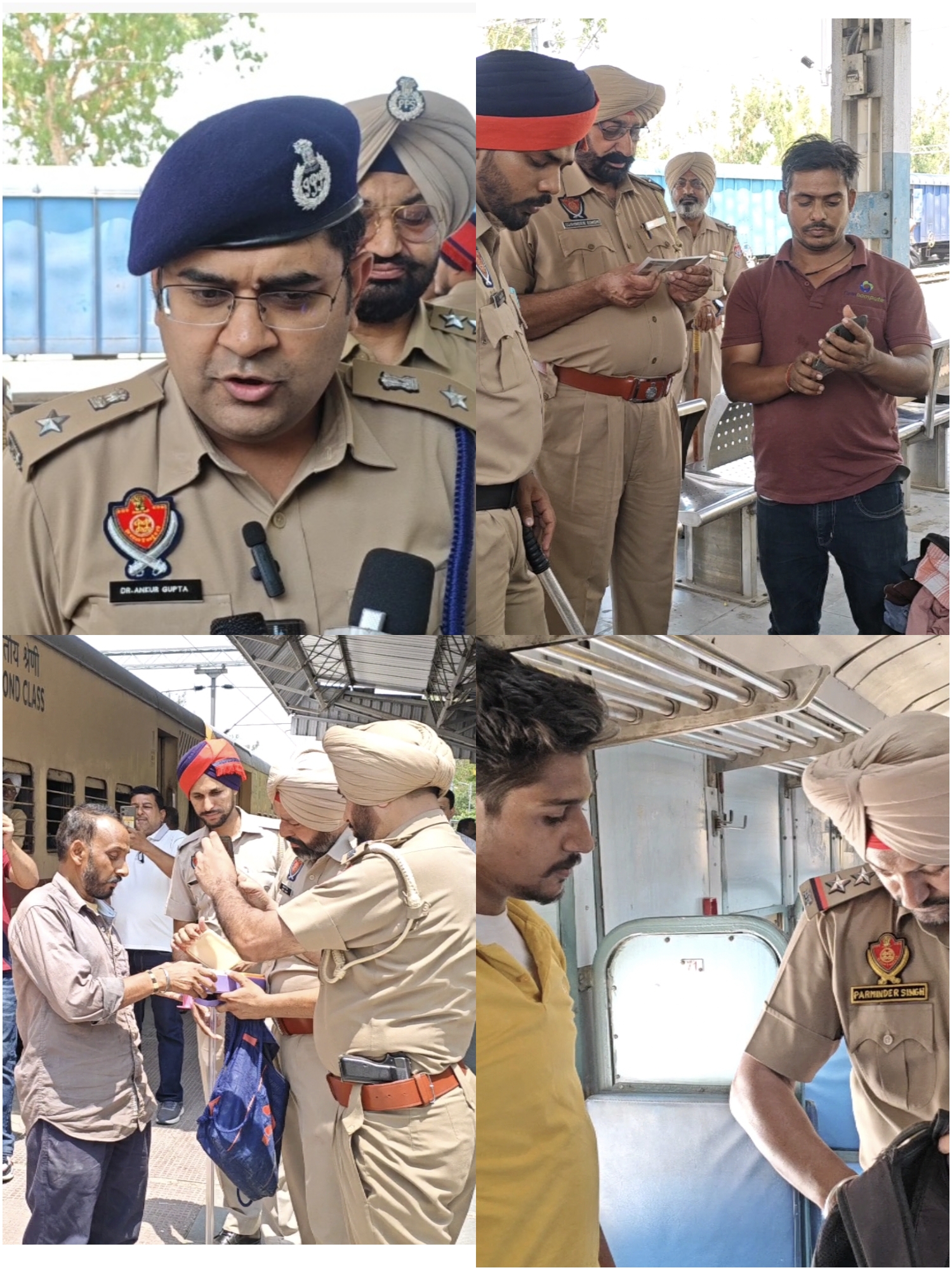 ਜਗਰਾਉਂ ਬੱਸ ਸਟੈਂਡ ਅਤੇ ਰੇਲਵੇ ਸਟੇਸ਼ਨ 'ਤੇ ਲੁਧਿਆਣਾ ਦਿਹਾਤੀ ਪੁਲਿਸ ਦਾ CASO ਚੈਕਿੰਗ ਅਭਿਆਨ