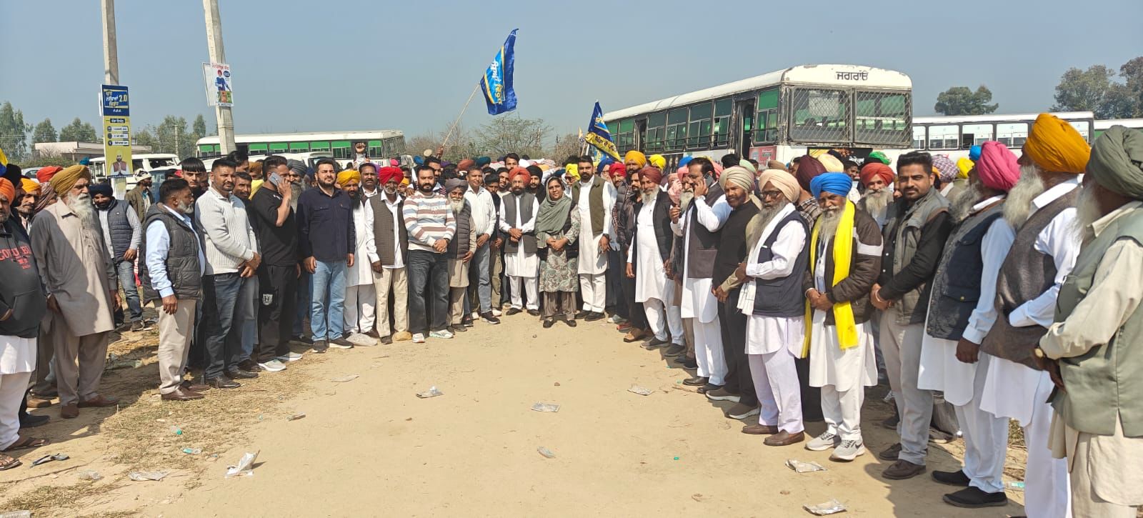 नशा मुक्त पंजाब अभियान: 35 बसों के काफिले के साथ पहुंचीं विधायक सरबजीत कौर मानूके