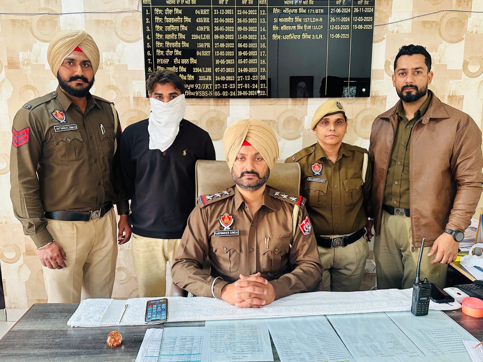 **जगराओं: 6 ग्राम हेरोइन के साथ तस्कर गिरफ्तार, पुलिस की बड़ी कार्रवाई