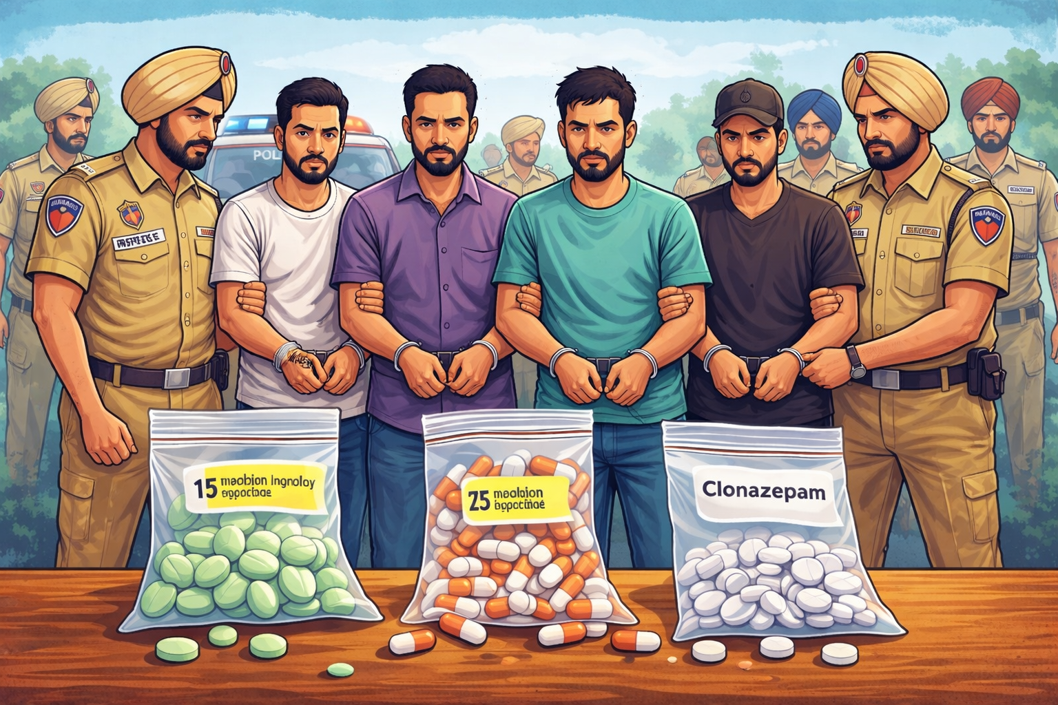 ਜਗਰਾਉਂ ਨਸ਼ਾ ਮਾਮਲਾ: 4 ਕਾਬੂ, 15-25-28 ਨਸ਼ੀਲੀਆਂ ਗੋਲੀਆਂ ਬਰਾਮਦ | Ludhiana Rural Police Crime Report